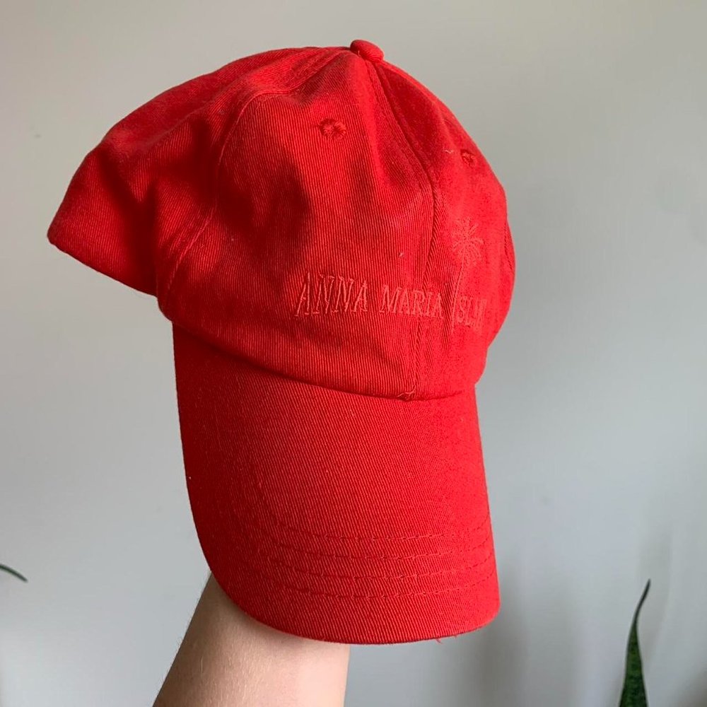 Red Anna Maria Island Hat, Island in Florida